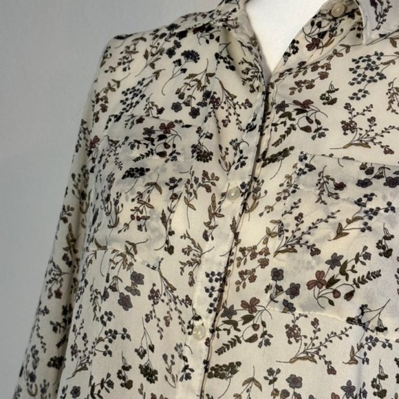 BP Floral Button Down Shirt - Picture 4 of 5